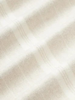 Funda de almohada de franela a rayas Belinda