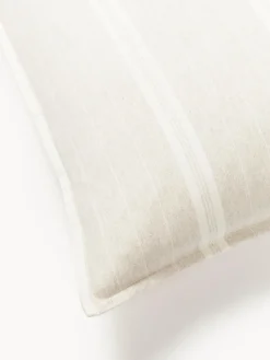 Funda de almohada de franela a rayas Belinda