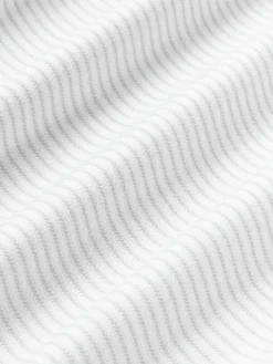 Funda de almohada de franela con rayas finas Javon