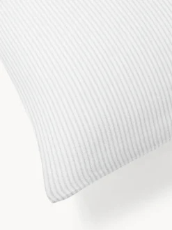 Funda de almohada de franela con rayas finas Javon