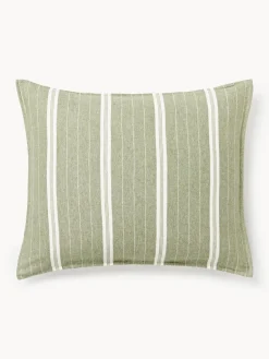 Funda de almohada de franela a rayas Belinda