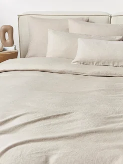Funda de almohada de lino lavado Airy