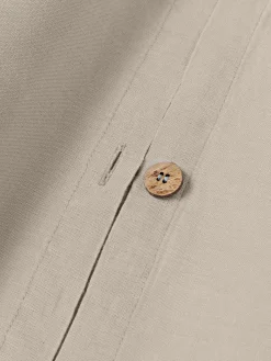 Funda de almohada de lino lavado Airy