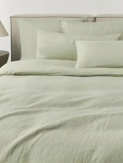 Funda de almohada de lino lavado Airy