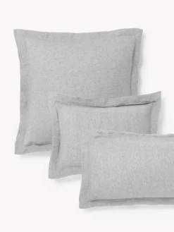 Funda de almohada de lino con dobladillo Linna