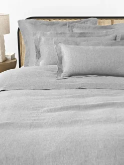 Funda de almohada de lino con dobladillo Linna