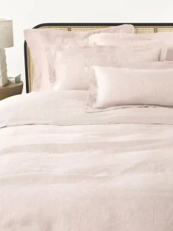 Funda de almohada de lino con dobladillo Linna