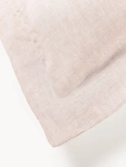 Funda de almohada de lino con dobladillo Linna