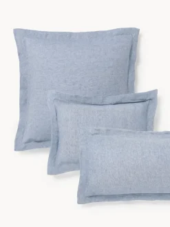 Funda de almohada de lino con ribete Linna