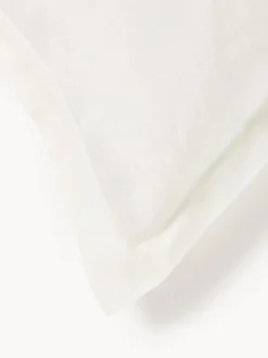 Funda de almohada de lino con ribete Linna