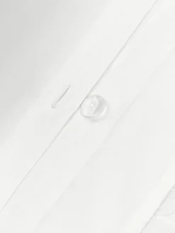 Funda de almohada de percal lavado con volantes Louane