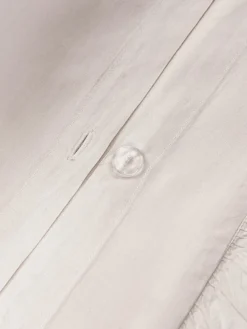 Funda de almohada de percal lavado con volantes Louane