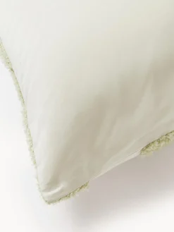 Funda de almohada de percal con decoración de mechones Scout