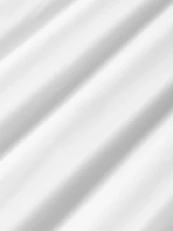 Funda de almohada de percal con dobladillo bordado Atina