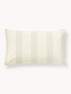 Funda de almohada de percal Graham