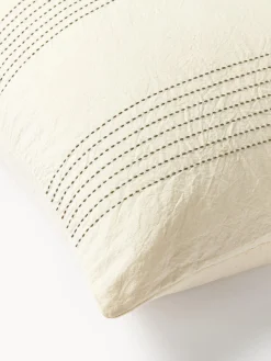 Funda de almohada de percal Graham