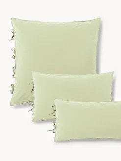 Funda de almohada de percal lavado Leonie