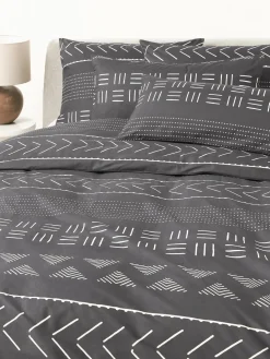 Funda de almohada de percal con estampado boho Kohana