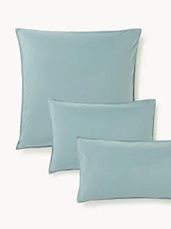 Funda de almohada de percal lavado Debbie