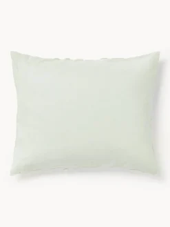 Funda de almohada de percal con ribete capitoné Phil