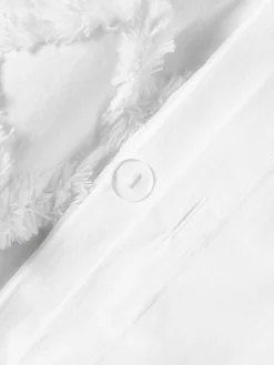 Funda de almohada de percal con mechones Faith