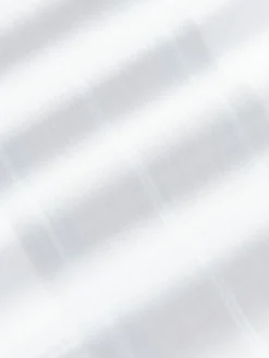 Funda de almohada de percal a cuadros con ribete Scarlet