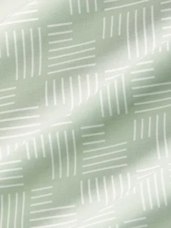 Funda de almohada de percal estampado Inki