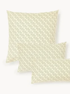 Funda de almohada de percal estampado Inki