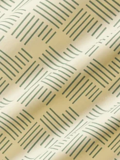 Funda de almohada de percal estampado Inki