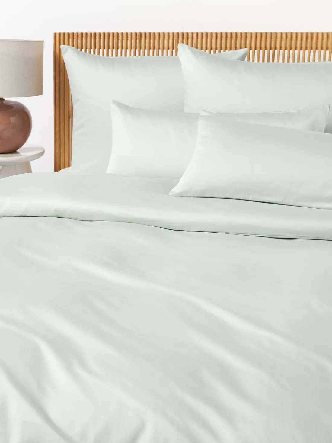 Funda de almohada de satén Comfort