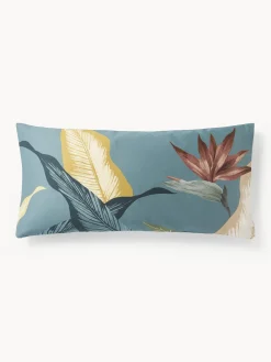 Funda de almohada de satén Flora
