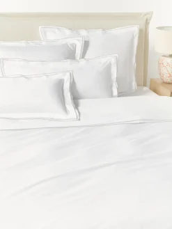 Funda de almohada de satén Carlotta