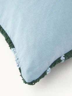 Funda de cojín artesanal con mechones en bucle Soma