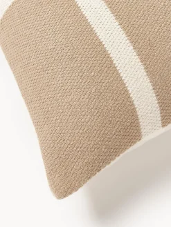 Funda de cojín artesanal con motivos geométricos Asta