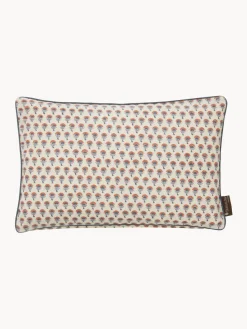 Funda de cojín artesanal con diseño floral Honey