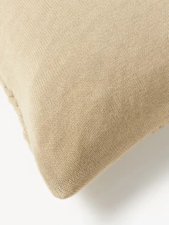 Funda de cojín artesanal de punto grueso Adyna