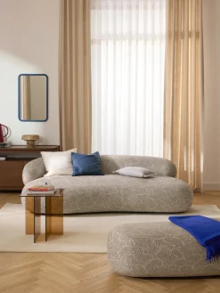 Funda de cojín con ribete Aya