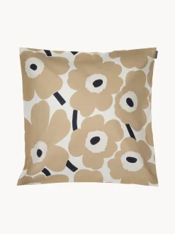 Funda de cojín de algodón estampado floral Pieni