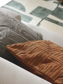 Funda de cojín de antelina Xavier