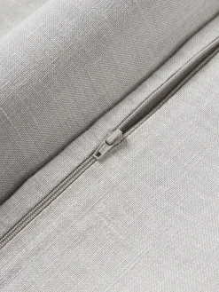 Funda de cojín de lino con flecos Luana