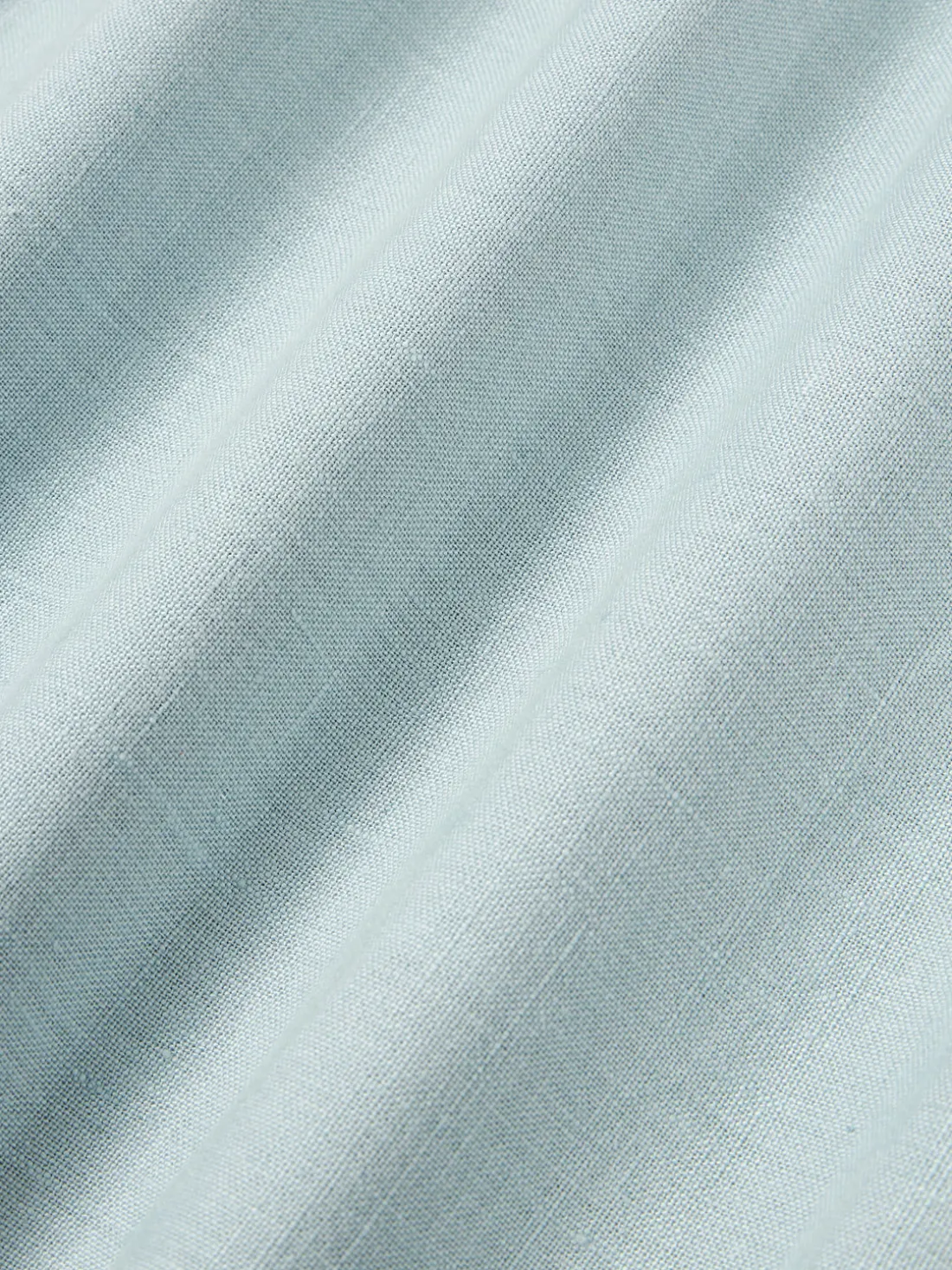 Funda de cojín de lino con dobladillo elevado Taryn