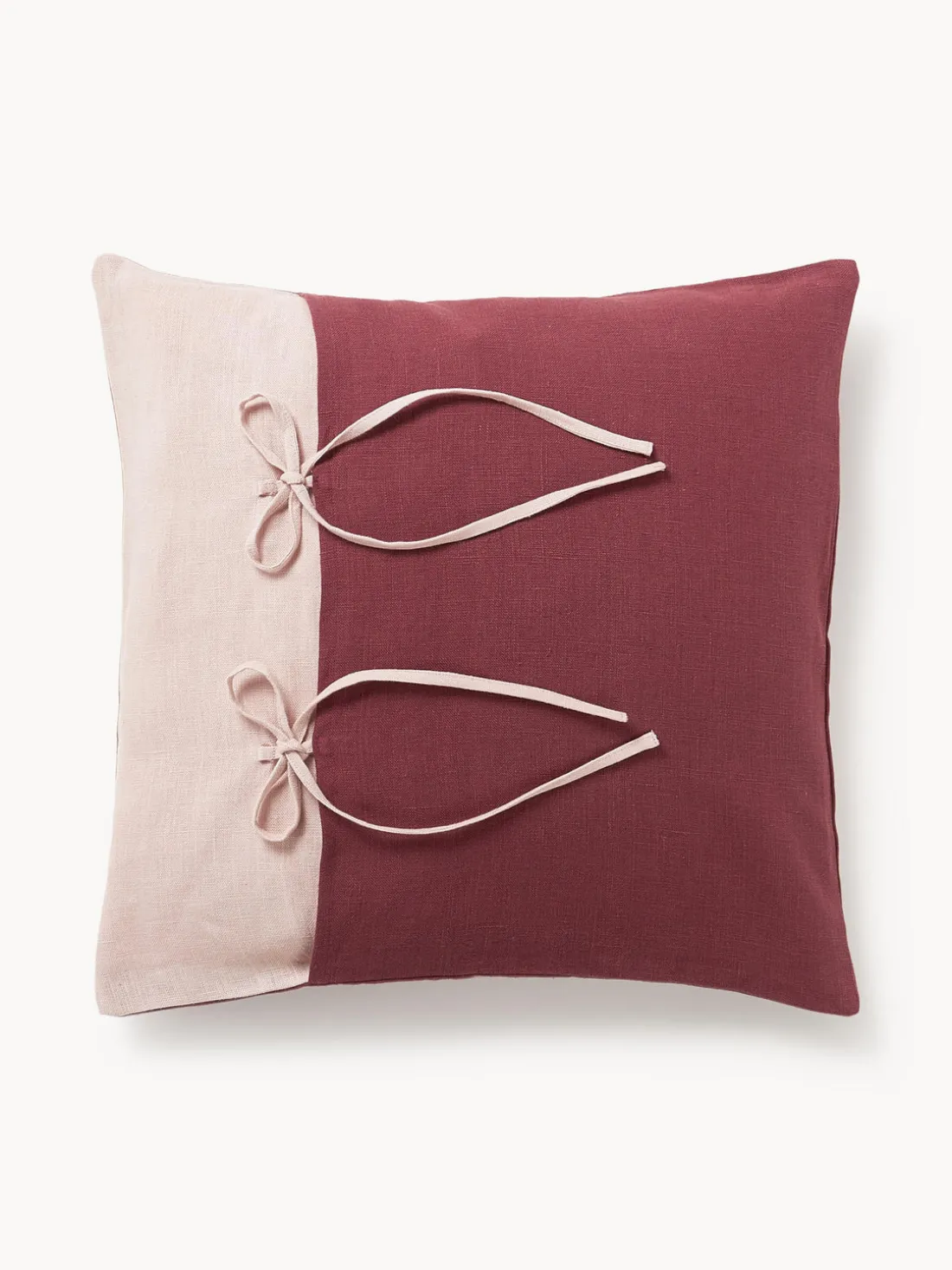 Funda de cojín de lino Odette