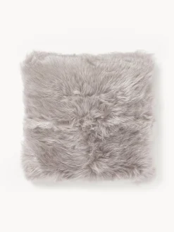 Funda de cojín de piel sintética Mathilde