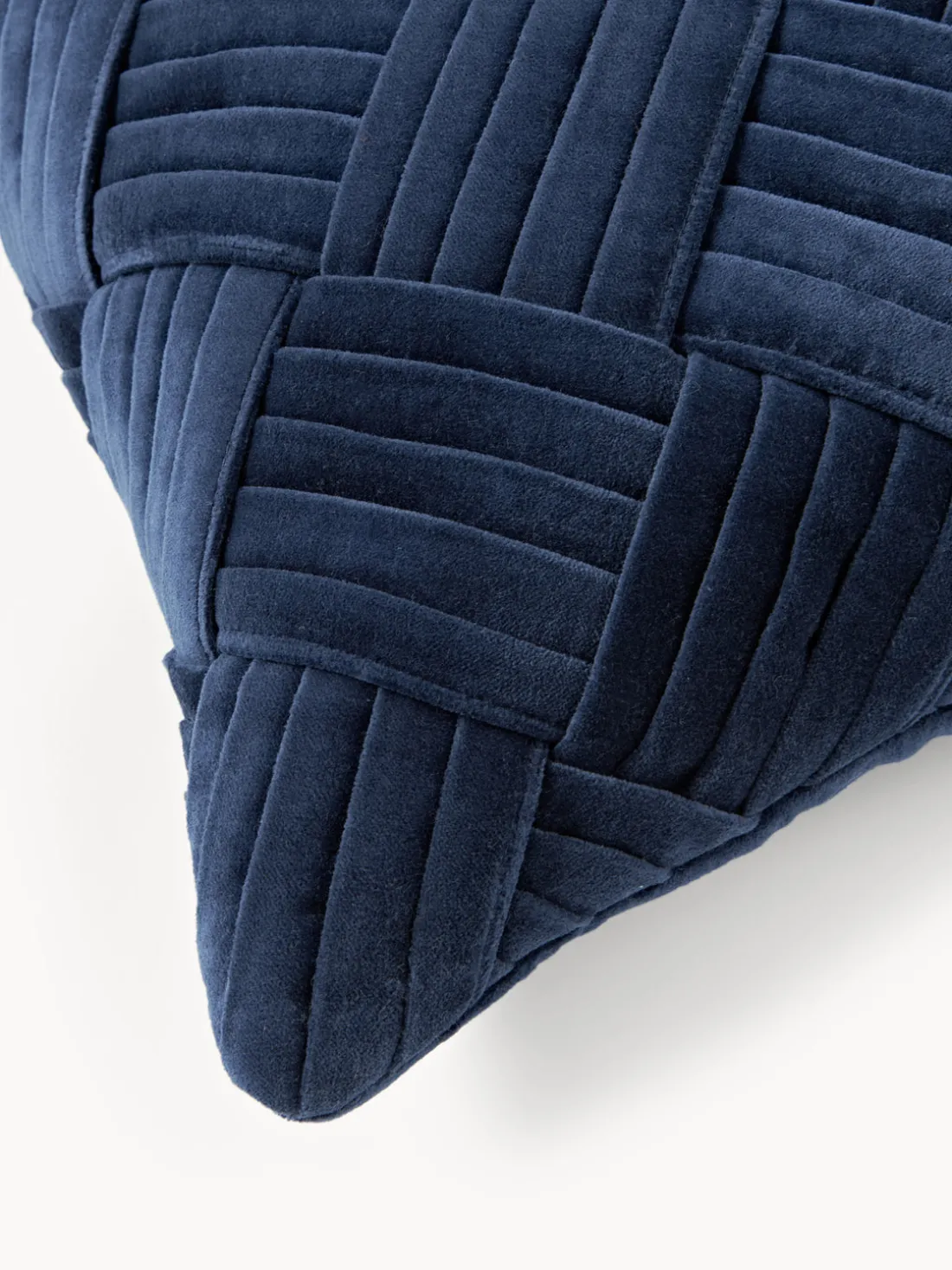 Funda de cojín de terciopelo texturizada Sina