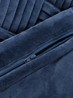 Funda de cojín de terciopelo texturizada Sina