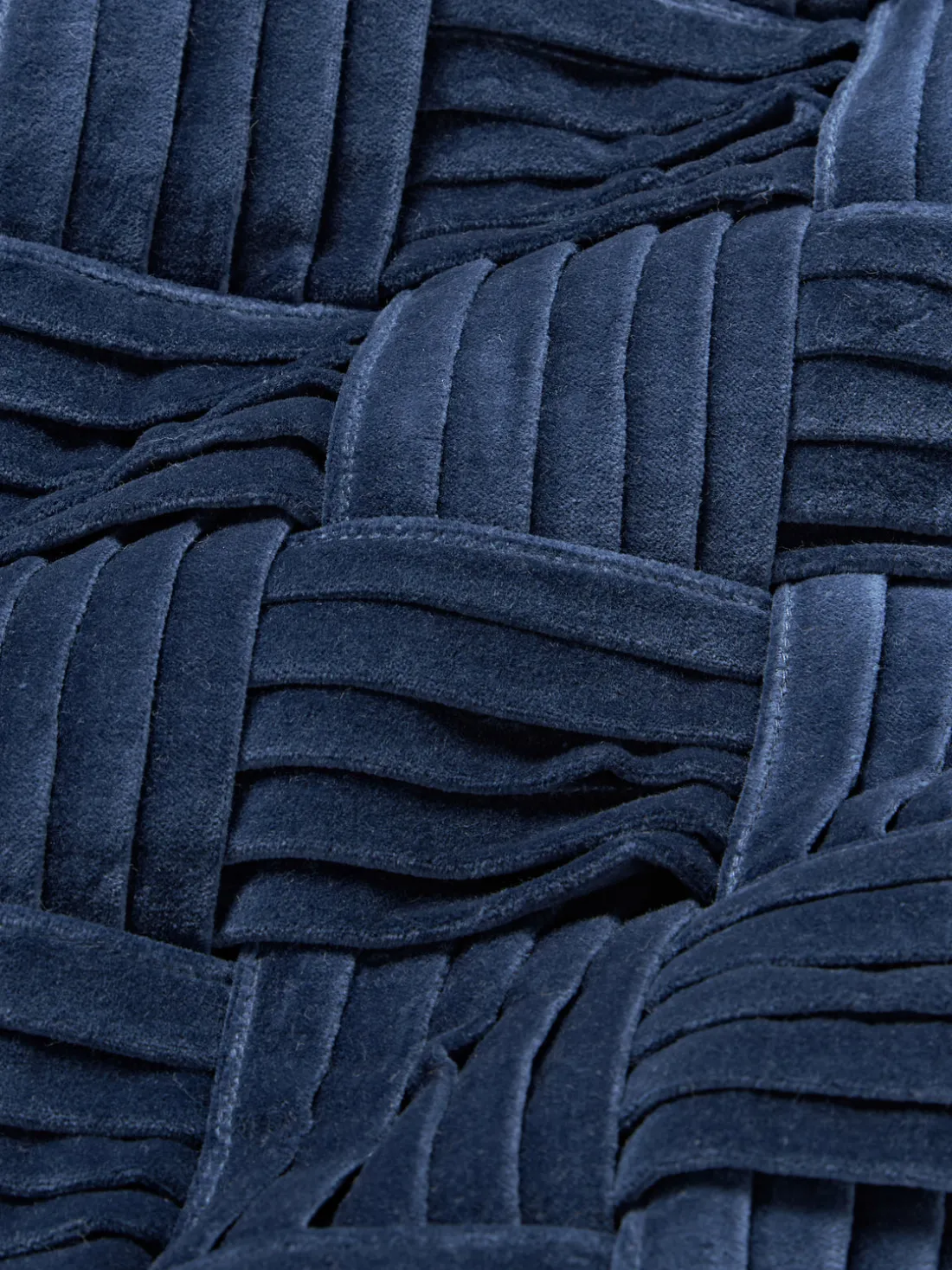 Funda de cojín de terciopelo texturizada Sina