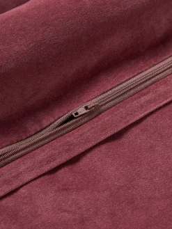 Funda de cojín de terciopelo texturizada Sina