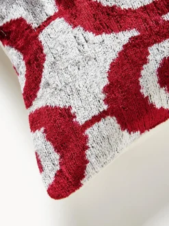 Funda de cojín de terciopelo con estampado abstracto Velvety