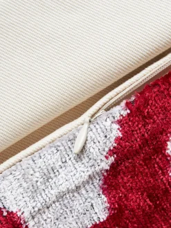 Funda de cojín de terciopelo con estampado abstracto Velvety