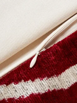 Funda de cojín de terciopelo con estampado abstracto Velvety